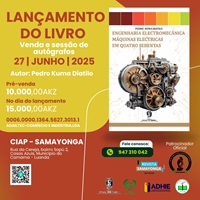 Lançamento do Livro Engenharia Electromecânica, de Pedro Diatilo